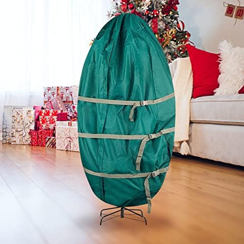 LJHH Dik Noel Ağacı saklama çantası, 600D Oxford Kumaş Premium Noel Ağacı Saklama çantası 4 ila 6 Ayak Ağaç Kapağına Uyar, yılbaşı