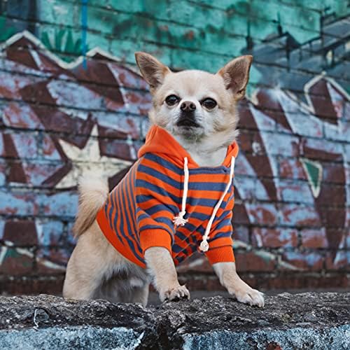 Gorsbark Köpek Hoodies Şık Moda Kazak için Küçük Orta Köpek Köpek Kazak Soğuk Hava Pet Coat Köpek Giyim Sıcak Rahat Kazak Gömlek