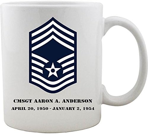 Özelleştirilebilir Hava Kuvvetleri Şefi Başçavuş Rütbesi Kahve Kupa