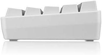 DGG YK600 RGB 60 % Kompakt Mekanik Klavye, Kablolu ve Kablosuz Çift Mode61 Tuşları Mini Oyun Ofis Kırmızı Anahtarları Klavye
