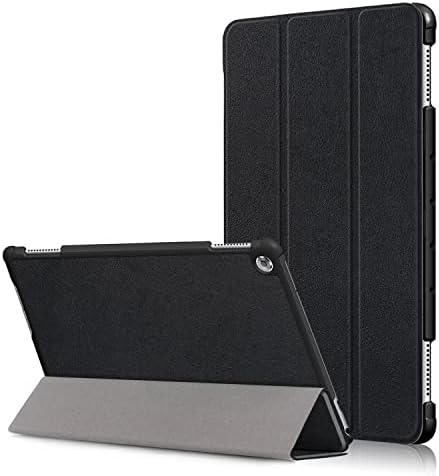 AHUOZ Tablet PC Kılıf Çanta Kollu Akıllı Kılıf için Huawei Mediapad M5 Lite 10 Tablet Kılıf,üç Katlı Koruyucu Standı PC Sert
