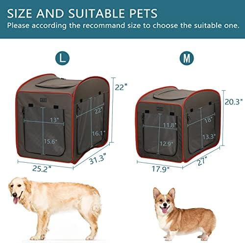 Petsfit Taşınabilir Pop Up Evcil Hayvan Kafesi, Köpek Kulübesi, Kedi Oyun Küpü