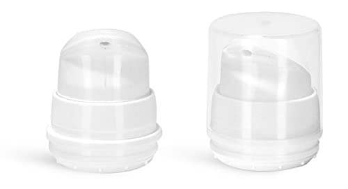 32 mm Plastik Pompalar, 32 mm Beyaz Polipropilen Mini Havasız Pompalar, Geçmeli Kapaklar ve Üst Kapaklar