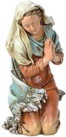 Joseph's Studio by Roman-Colored Mary Figure for 27 Scale Nativity Collection, 16 H, Reçine ve Taş, Dekoratif, Koleksiyon, Dayanıklı,