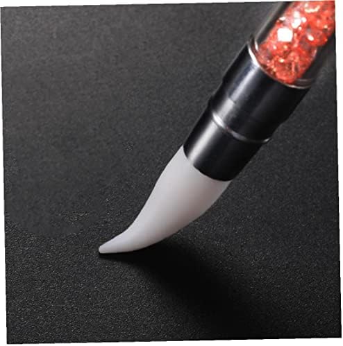 Naısde Çift Başlı Nail Art Silikon Kalem Silikon Nail Art Heykel Kalem Çift Uçlu Çizim Fırça Tırnak DIY Dekorasyon Araçları ıçin