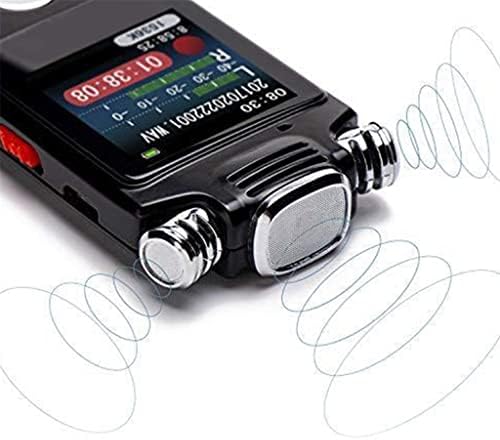 FEGOCLT Kulaklık Ses Kaydedici USB Şarj Mini Aktif MP3 Çalar Gürültü Azaltma Çok Fonksiyonlu Iki yönlü Mikrofon Dijital