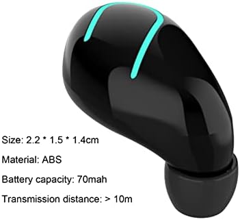 En iyi Bluetooth Uyumlu Kulaklık Ses Asistanı Handsfree Pratik Spor Stereo Kablosuz Kulaklıklar F5 Siyah