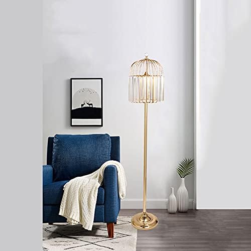 Oturma Odası yatak odası için cam Metal gölge ile ayakta ışık zemin lambası, LED endüstriyel ayakta lamba, Oturma odası için