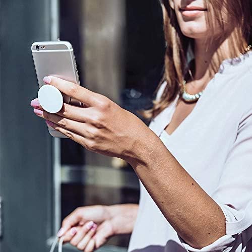 PopSockets: Telefonlar ve Tabletler için Katlanabilir Tutamak ve Stand-Klasik Onay Mavisi