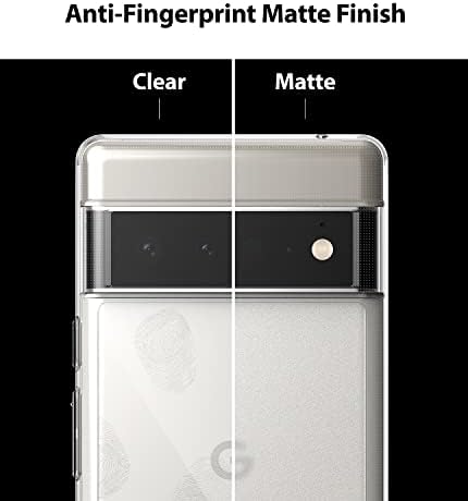 Ringke Fusion ile Uyumlu Google Piksel 6 Pro Durumda, Saydam Sert PC Geri Darbeye TPU Tampon Koruyucu Telefon Kapak için Piksel