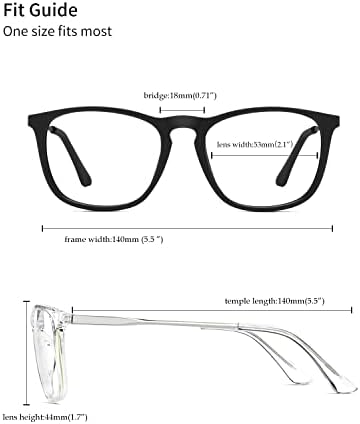Mavi ışık gözlük-Kadın / Erkek YAROCE 2-Pack Anti parlama UV göz yorgunluğu Bilgisayar mavi ışık engelleme gözlük Oyun Gözlük
