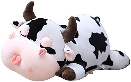 YFQHDD Güzel Inek Peluş Dolması Bebekler Sevimli Anne ve Bebek Süt Sığır peluş oyuncaklar Yumuşak şekerleme yastığı Yastık Karikatür