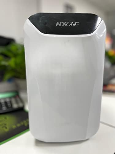 NXONE Mini Buzdolabı, Soğutucu ve Isıtıcı AC/DC Gücünde Kompakt Buzdolabı Yiyecek, İçecek, Makyaj, Beyaz için Küçük Buzdolabı