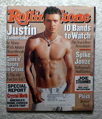 Justin Timberlake-Rolling Stone Dergisi - 914-23 Ocak 2003-Kristal Metamfetamin: Amerika'nın Ev Yapımı Ölüm Yolculuğu, Spike