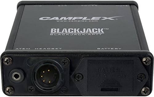 Camplex Blackjack - APTT4 / Bas-Konuş Kulaklık Aktif Adaptörü için Blackmagic ATEM Kamera Dönüştürücü 5 Pin XLR Erkek