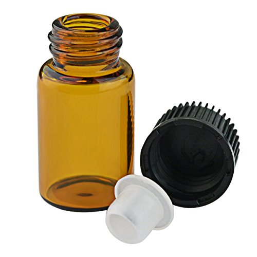 25 Pcs 3 ML Boş Doldurulabilir Amber Cam uçucu yağ Şişeleri Aromaterapi Reaktifler için Şişeler Köln Parfüm Kozmetik Sıvı Örnek