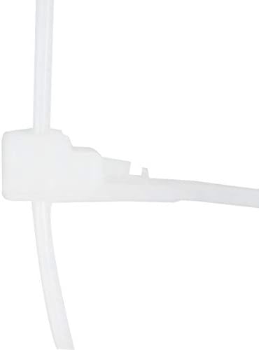 Yohii Serbest Bırakılabilir Kablo Bağları Ağır Naylon Beyaz Zip Bağları 8-inch Length-200pcs