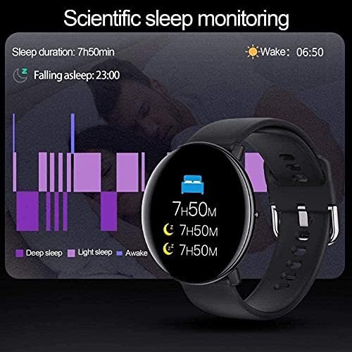 Ultra-İnce 1 3 İnç HD Yuvarlak Ekran Bilek Smartwatch Su Geçirmez Sıcaklık Ölçümü Kalp Hızı Ölçer akıllı Bilezik(Renk: Turuncu)