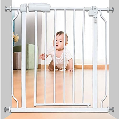 LİTİNGFC Bebek Güvenlik Kapısı Çocuk Merdiven Koruyucu Çit Pet Izolasyon Kapı Balkon Oturma Odası Yatak Odası Çit, Ayarlanabilir