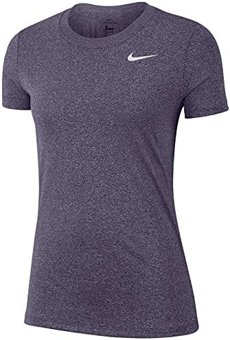 Nike Kadın Kuru Efsane Tişört (X-Large, Koyu Kuru Üzüm)