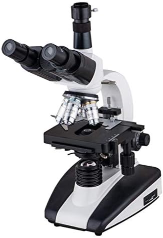 YEZIY Araştırma Dereceli Mikroskop XSP300SM Trinoküler Biyolojik Bileşik Mikroskop Öğretim Metal Laboratuvar Eğitimi için ışık