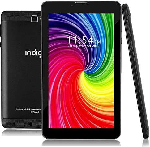 Indigi 4G LTE GSM Unlocked TabletPC ve Akıllı Telefon, Android 9 işletim sistemi, 7 inç IPS, Dört çekirdekli İŞLEMCİ, 2GB RAM