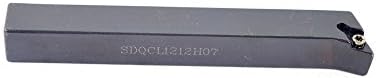 1 ADET SDQCL1212H07 Alaşımlı Çelik CNC Torna Excircle Torna Takım Tutucu Sıkıcı Bar DCMT0702, sap Çapı 1212mm, toplam uzunluk