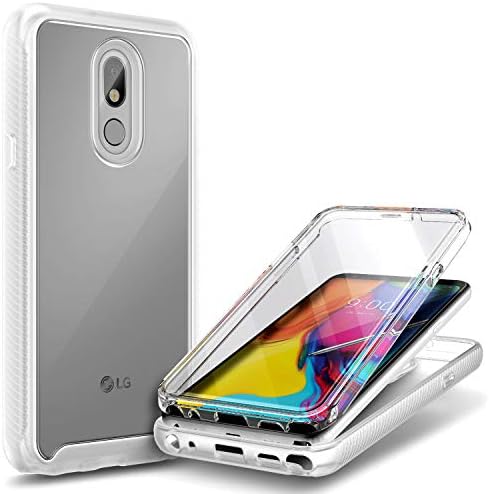 E-Başladı LG kılıfı K40 LMX420 ile [Dahili Ekran Koruyucu], LG Solo 4G LTE L423DL / K12 Artı / X4 2019 /Xpression Artı 2 (AT