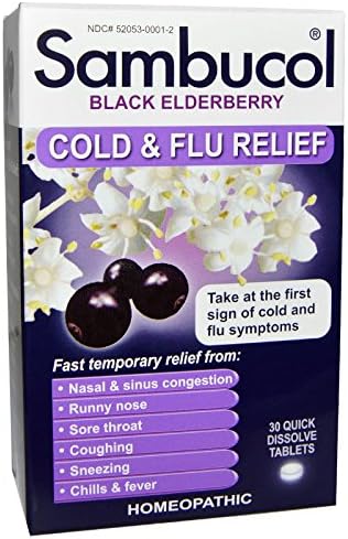 Sambucol Siyah Mürver Soğuk Algınlığı ve Grip Giderici-30 Pastil