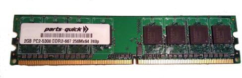 2 GB Bellek ıçin ASUS P5 Anakart P5G41C - M LX DDR2 PC2-5300 667 MHz DIMM Olmayan ECC RAM Yükseltme (parçaları-hızlı Marka)
