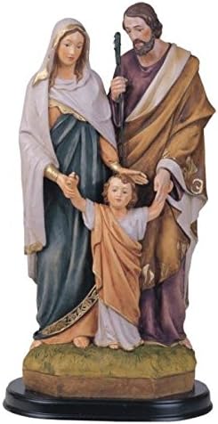 George S. Chen İthalatı SS-G-212.07 Kutsal Aile İsa Mary Joseph Dini Heykelcik Dekorasyon, 12