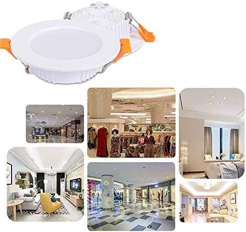 WGGCC Beyaz Alüminyum Gömülü Entegre Giyim Mağazası Spot Ultra Ince yaratıcı yuvarlak panel tavan ışıkları Avrupa moda Led gömme