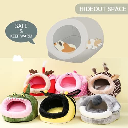 JanYoo Chinchilla Kirpi Kobay Yatak Aksesuarları Kafes Oyuncaklar Sakallı Ejderha Evi Hamster Malzemeleri Habitat Gelincik Sıçan