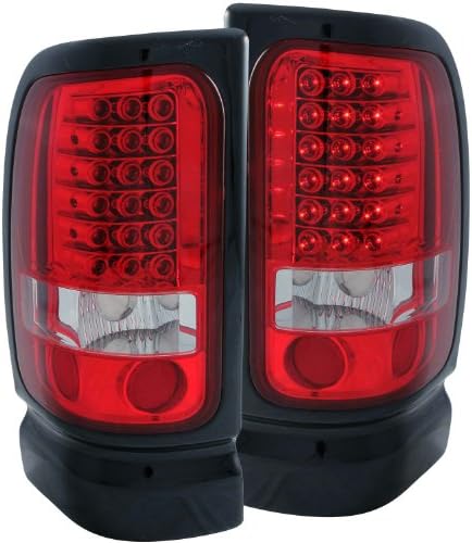 Anzo ABD 311052 Dodge Ram Kırmızı / Temizle LED Kuyruk ışık Meclisi - (Çiftler halinde Satılır)