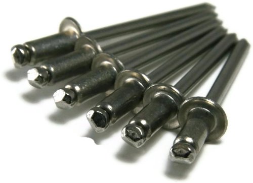 POP Perçin 18-8 Paslanmaz Çelik-6-12, 3/16 x 3/4 Boşluk (0.626-0.750) Adet-100