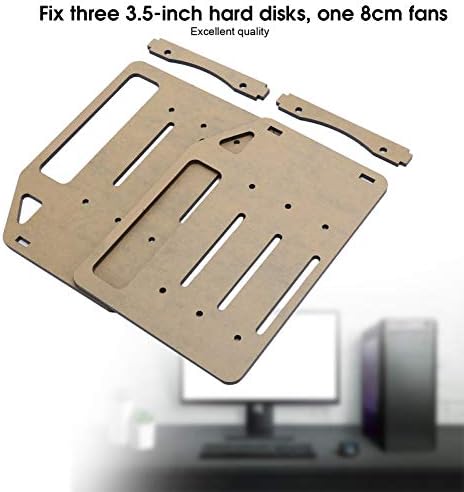 FASJ Akrilik Sabit Disk Braketi, PC için 2xSide Plakalı Dayanıklı Kullanışlı Sabit Disk Braketi
