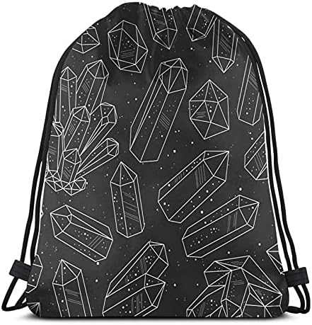 İpli çanta kuru ıslak sırt çantası su geçirmez Tote havuzu plaj seyahat spor çanta siyah kristaller
