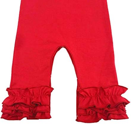 Yenidoğan Erkek Bebek Kız Buzlanma Fırfır Romper Tulum Pantolon Bodysuit Uzun Kollu Pijama Kıyafeti Doğum Günü Kıyafeti Playwear
