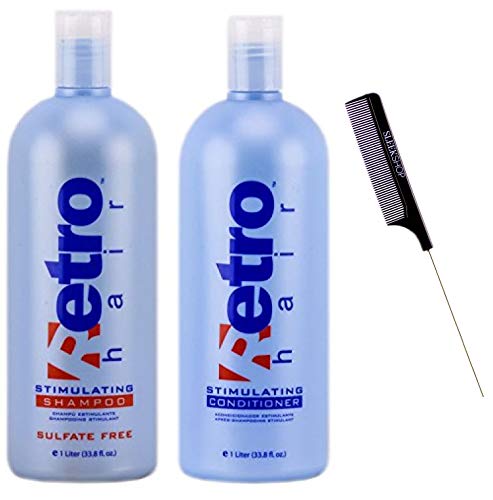 Retro Saç Uyarıcı Şampuan ve Saç Kremi DUO KİT SETİ, Saç ve Saç Derisi için Nane ve Mentol Kuru, Kaşıntılı (Şık Çelik Pimli Sıçan