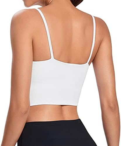 Keepthy V Yaka Kadın Spor Sutyen Yastıklı Fitness Egzersiz Gömlek Çıplak Duygu Yoga Kırpma Tank Top