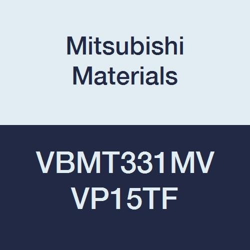 Mitsubishi Malzemeleri VBMT331MV VP15TF Karbür VB Tipi Delikli Pozitif Tornalama Ucu, Dengesiz Kesim, Kaplamalı, Eşkenar Dörtgen