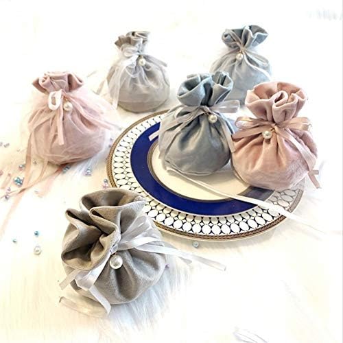 AOSUAI Takı Hediye Çanta Düğün Iyilik ve Hediyeler Kutusu Tatlı Şeker Çanta Doğum Günü Bebek Duş Parti Malzemeleri Dekoratif
