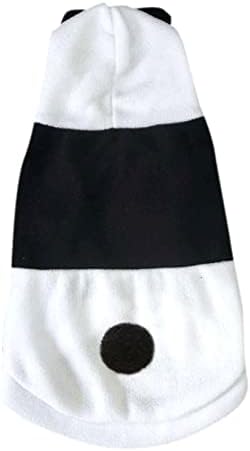 Panda şekil ceket köpek komik köpek düğme kapatma giyim sevimli Cosplay kostüm sonbahar sıcak evde beslenen hayvan dış giyim