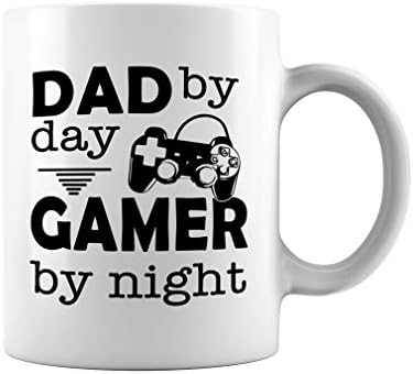Kişiselleştirilmiş Baba Oyun, Baba Gündüz Oyun Gece Kahve Kupa, Komik Baba Günü, Baba İçin Doğum Günü Hediyeleri, Onun İçin Hediye