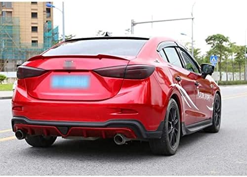 WENGSHANG Mazda 3 Axela 2014-2017 ıçin 1 x Araç ABS Arka Spoiler, arka Spoiler Kanatları, Araba Boot Arka Spoiler, Araç Istikrar,