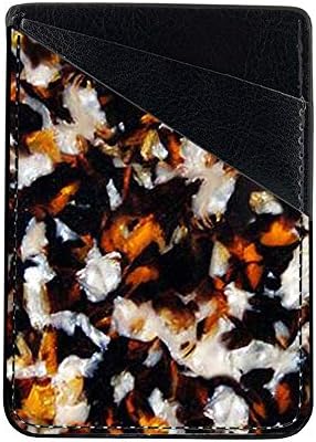 Moda Kaplumbağa Kabuğu Yapıştırıcı Cep Telefonu Kredi Kartı Sopa Cüzdan Tutucu Telefon cebi Kılıfı Kollu iPhone, Samsung Android