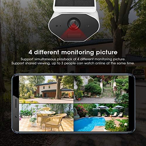 2-Way Ses Kamera, Yüksek Çözünürlüklü 1080 P Görüntü Kalitesi Hareket Algılama CCTV Açık Kablosuz Güvenlik Kamera WiFi Kamera