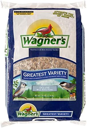 Wagner's 62059 Greatest Variety Blend Yabani Kuş Yemi, 16 Kiloluk Çanta ve Kaytee Yabani Kuş Siyah Yağlı Ayçiçeği Yemi, 5 Pound