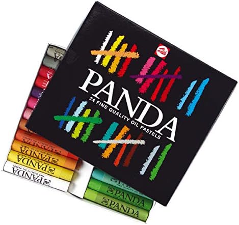 Royal Talens Panda Yağlı Pastel-24 Set, Çeşitli Renkler