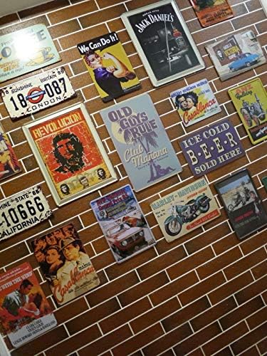 Vintage Plaj Kulübü Ruff Sınır Collie Kalay Işareti Ev Pub Kahve Dükkanı Duvar Dekorasyon Retro Metal Plaka 128 İnç